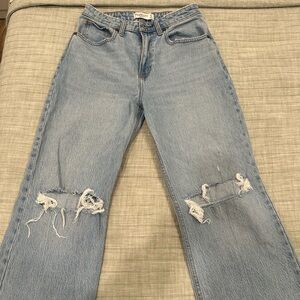 abercrombie & fitch 90s relaxed, high rise jean — curve love